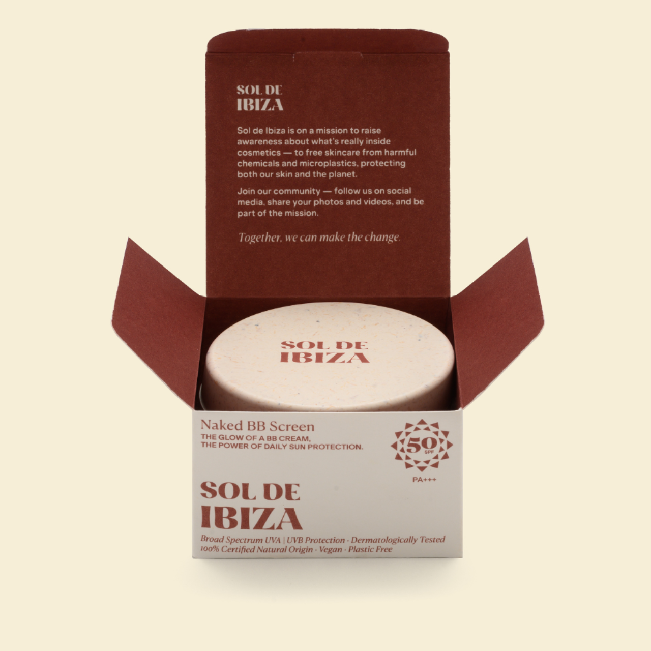 Naked BB Screen SPF50 – Sol de Ibiza