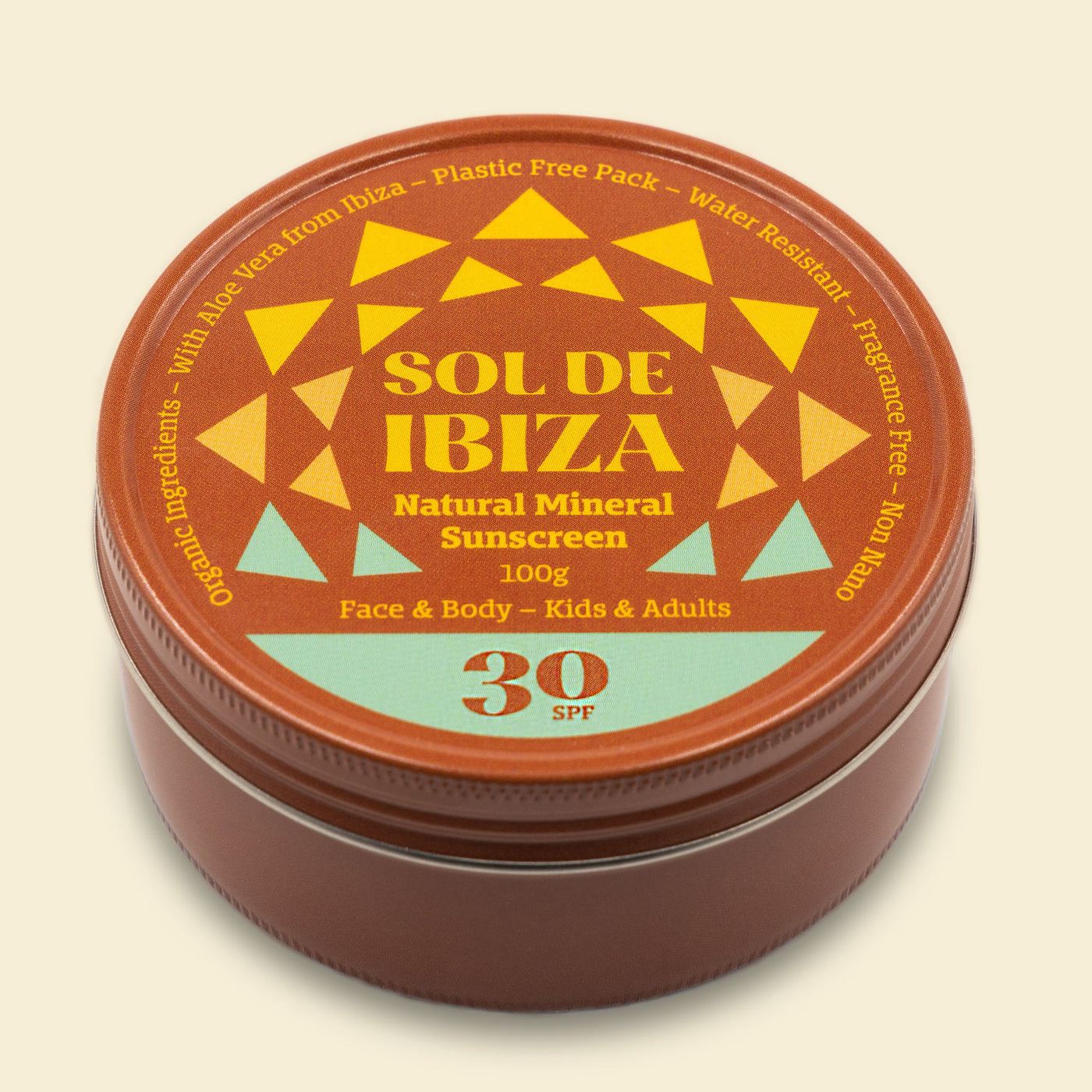 Protección Solar Natural Mineral SPF30 - Cara y cuerpo